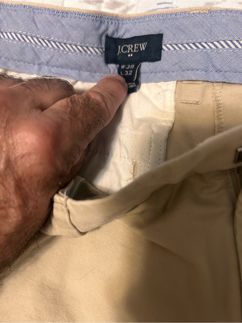 J. Crew Men's Khaki Tan Chino Pants